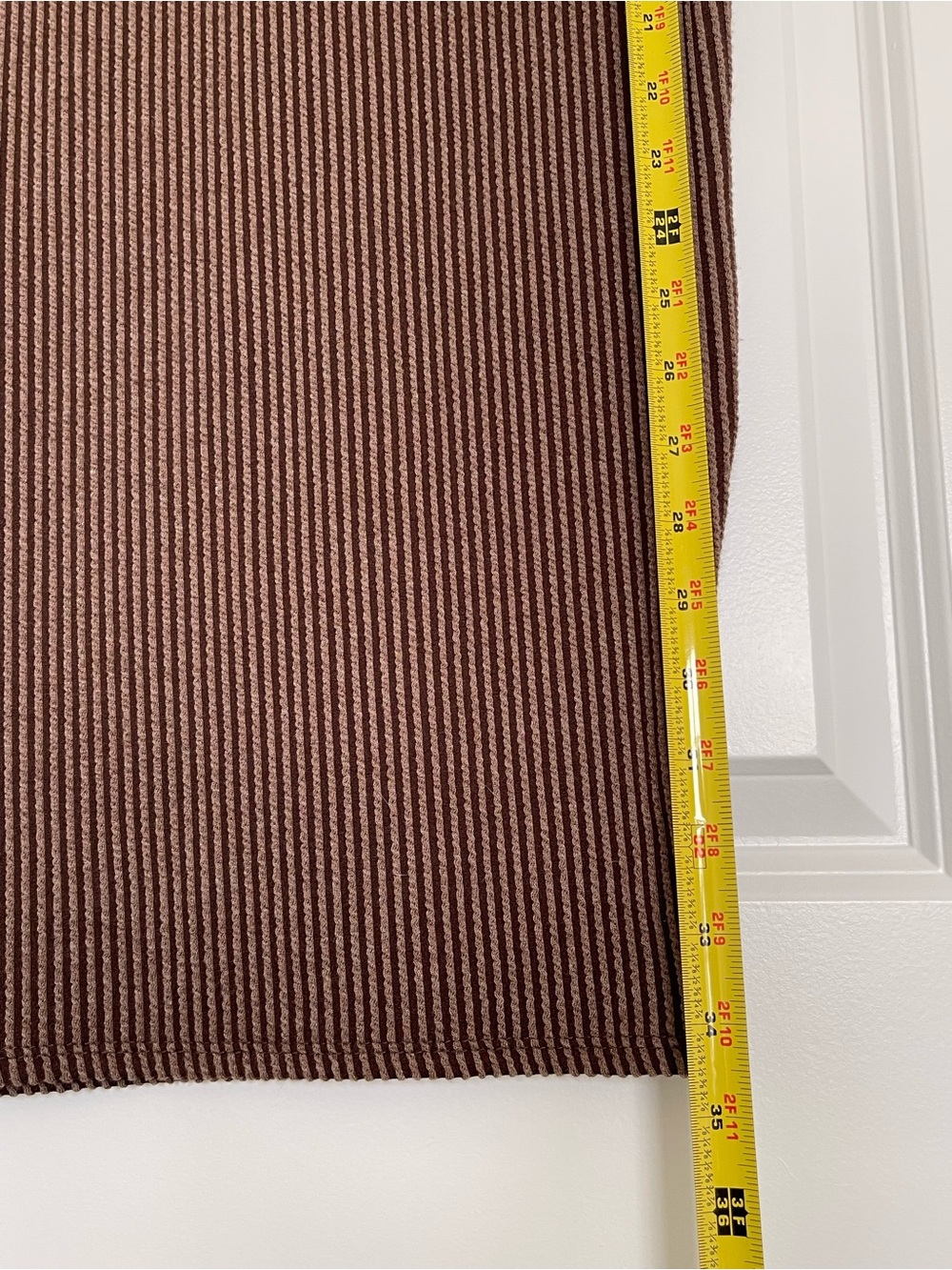 No Boundaries Ribbed Brown Midi Skirt Set - Picture 7 of 10